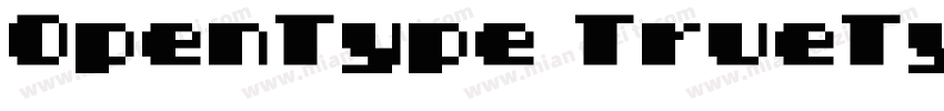 OpenType TrueType)(Version700字体转换
